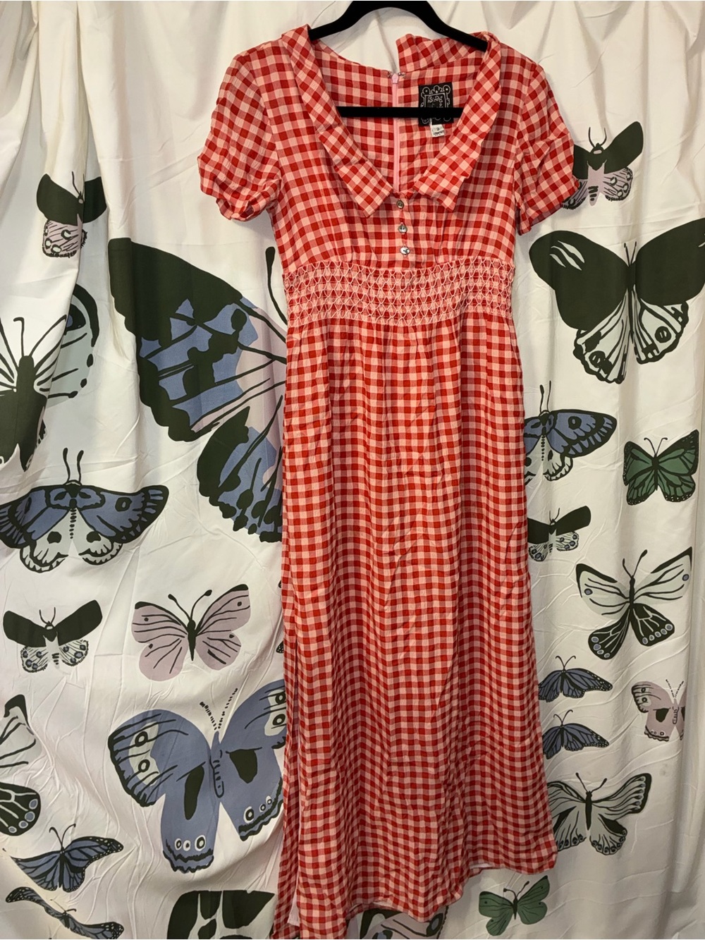Vintage Cynthia Rowley gingham dress